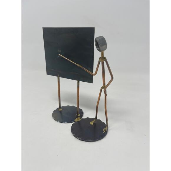 Rock Creek Metal Craft Man The Teacher Salesman Nuts and Bolts Sculpture Figure - Picture 2 of 5